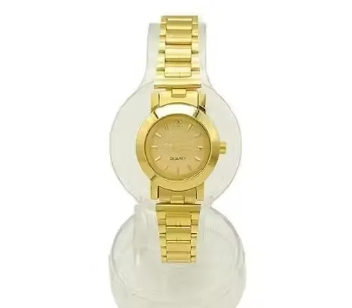 Golden Analog Watch for Women | Elegant Gold-Tone Bracelet Watch | Luxury Timepiece Fashion Quartz Watch | Stylish Golden Ladies Watch image 2