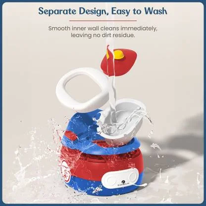 StarAndDaisy Baby Potty Training Seat | Kids Toilet Seat 1-5 Years | Child Safety | Portable Plastic Potty Seat for Early Potty Training image 5