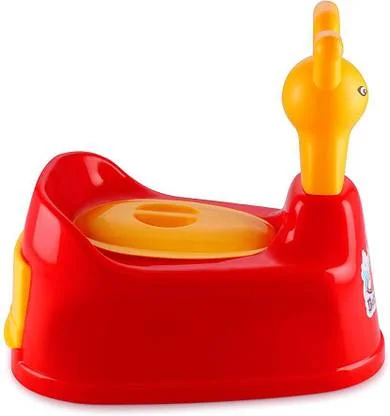 KORBOX Baby Potty Seat | Cartoon Face, Removable Tray & Closing Lid | Toddler Toilet Trainer, Plastic Potty Seat for Boys & Girls image 1