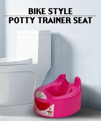 KORBOX Kids Nano Potty Toilet Seat | White, Closing Lid | Boys Girls Training Seat | Plastic Potty Chair for Toddlers | Comfortable & Durable image 3