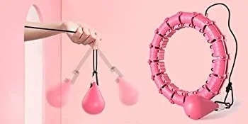 Smart Weighted Hula Ring Hoop for Adults – 24 Detachable Links, Fitness Exercise Circle for Weight Loss, Infinity Plus Size Hoops for Women image 7