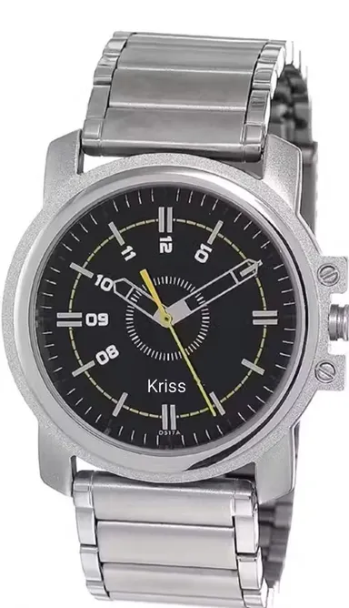 Black Dial Analog Watch for Men | Minimalist Business Chronograph | Classic Stylish Timepiece thumbnail 0