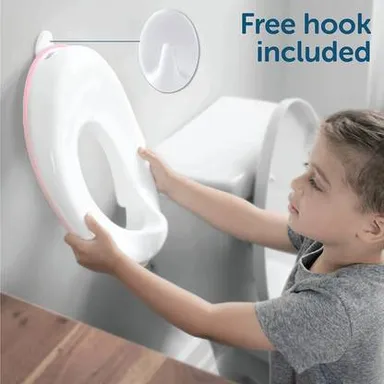 KORBOX Baby Potty Training Seat | Toddler Toilet Seat with Cartoon Design, Removable Tray, Closing Lid | Boys Girls | Durable Plastic, Comfortable & Safe thumbnail 1