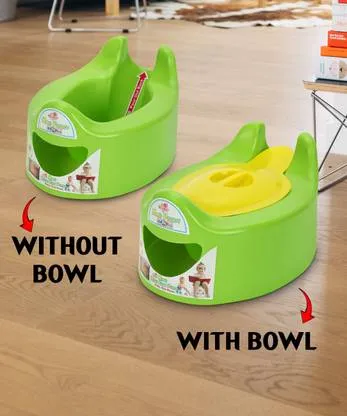 KORBOX Kids Potty Training Seat | Baby Toilet Chair with Closing Lid, Plastic Potty Trainer for Boys Girls | Durable, Easy Clean, Affordable thumbnail 3