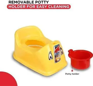 KORBOX Baby Potty Training Seat | Plastic Potty Seat with Lid & Removable Tray | High Back Support for Toddlers 6‑34 Months thumbnail 2