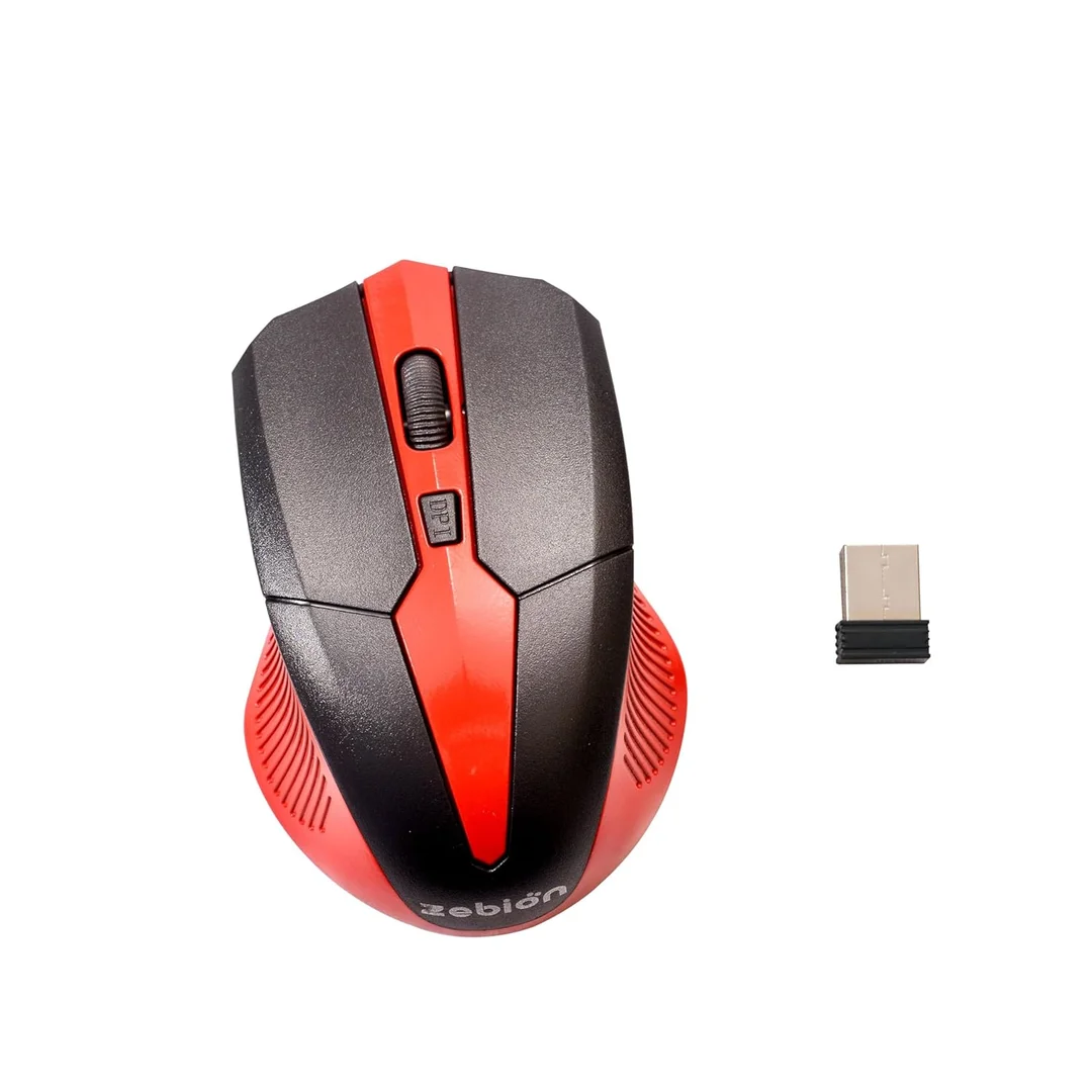 Zebion | Wireless Mouse Candy | 4G Nano Receiver | Smooth Gliding, 8G Acceleration Sensor, Automatic Sleep Mode | Windows Compatible image 1