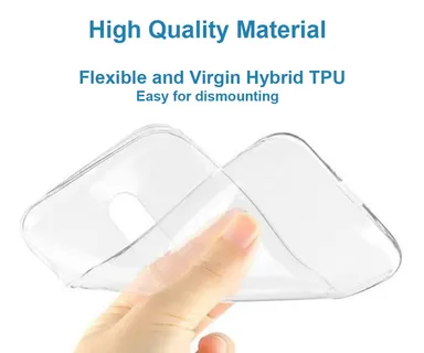 Vivo X60 Pro Transparent Silicone Back Cover | Crystal Clear TPU Case | Camera Guard  thumbnail 3