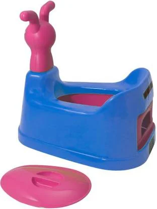KORBOX Potty Training Seat for Toddlers | Plastic Potty Chair with Lid, High Back Support, Portable Toilet Trainer for Kids Boys & Girls image 4