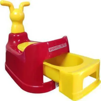 KORBOX Potty Toilet Trainer Seat, High Back Support | Toddler Boys Girls Potty Chair | Lid & Plastic Potty Seat | Baby Potty Training Seat thumbnail 1