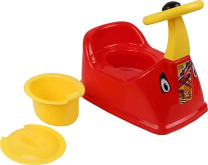 Sukhson MYFERRARI Red Potty Seat | PVC Plastic, Toddler Boys Girls, Comfortable, Durable | Baby Toilet Training Seat image 1