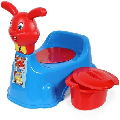 KORBOX Plastic Toddler Potty Training Seat with Removable Bowl Lid High Back Support | Unisex 6‑36 Months | Hygienic Potty Chair image 2