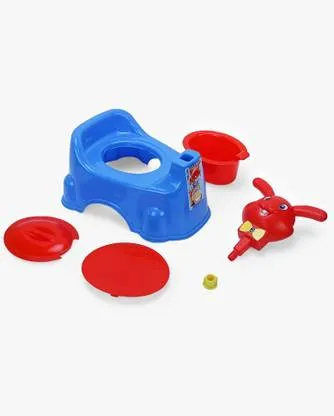 KORBOX Plastic Toddler Potty Training Seat with Removable Bowl Lid High Back Support | Unisex 6‑36 Months | Hygienic Potty Chair  thumbnail 3