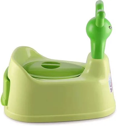 KORBOX Baby Toilet Trainer Potty Seat | Cartoon Face, Removable Tray, Closing Lid | Toddler Boys & Girls | Plastic Potty Seat for Easy Training image 2