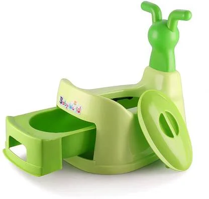 KORBOX Baby Toilet Trainer Potty Seat | Cartoon Face, Removable Tray, Closing Lid | Toddler Boys & Girls | Plastic Potty Seat for Easy Training image 3