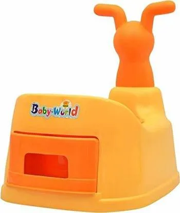 KORBOX Baby Potty Seat | Toilet Trainer with Cartoon Face, Removable Tray & Closing Lid, Plastic Potty Seat for Toddlers, Easy Clean, Safe & Durable thumbnail 3