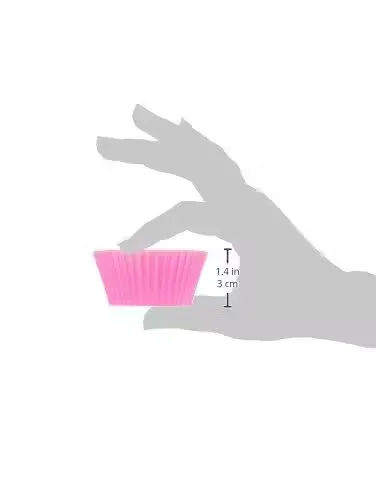 Silicone Muffin Cup Moulds | BPA Free | Reusable Baking Cups | 12 Pieces Assorted Colours | Dishwasher Safe thumbnail 3