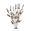 Handcrafted Multicolour Mongolian Rose Floral Bunch | Artificial Long Stem Bouquet for Home Decor| Weddings, Gifting | Premium Natural Look Flowers image 3