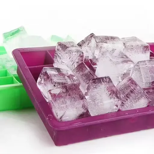Silicone Ice Cube Trays 24 Cavity Multicolor Pack of 2 | Flexible BPA-Free Ice Maker | Face Ice Roller for Skin Care | Cold Therapy Tool image 3