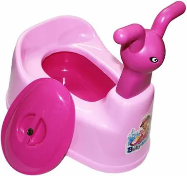 KORBOX | Baby Potty Seat with Cartoon Face| Removable Tray & Lid | Plastic Potty Chair for Toddlers | Toilet Training Seat Boys Girls | Easy-Clean & Affordable thumbnail 1
