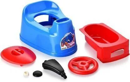 KORBOX | Baby Car Potty Seat with Removable Tray & Lid | Toilet Trainer Potty Chair for Toddlers | Plastic Car Design Potty Seat Boys Girls | Easy-Clean & Affordable image 4