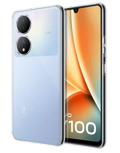 Slim Clear Transparent TPU Back Case for Vivo T2 5G |Vivo Y100 5G Ultra-Light Silicone Protective Mobile Cover Shockproof Non-Yellowing Phone Cover India thumbnail 0
