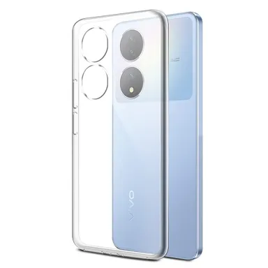 Slim Clear Transparent TPU Back Case for Vivo T2 5G |Vivo Y100 5G Ultra-Light Silicone Protective Mobile Cover Shockproof Non-Yellowing Phone Cover India thumbnail 2