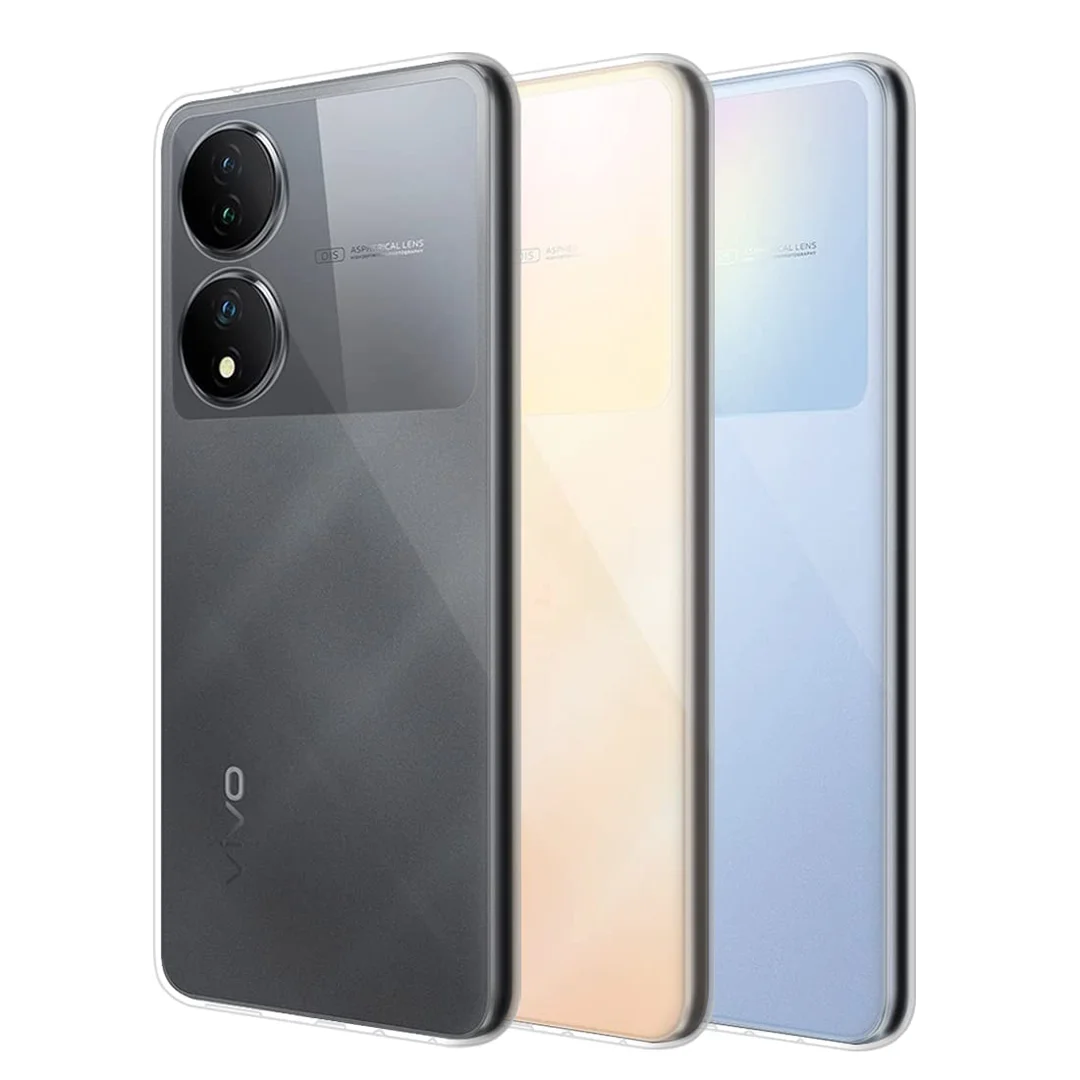 Slim Clear Transparent TPU Back Case for Vivo T2 5G |Vivo Y100 5G Ultra-Light Silicone Protective Mobile Cover Shockproof Non-Yellowing Phone Cover India image 5