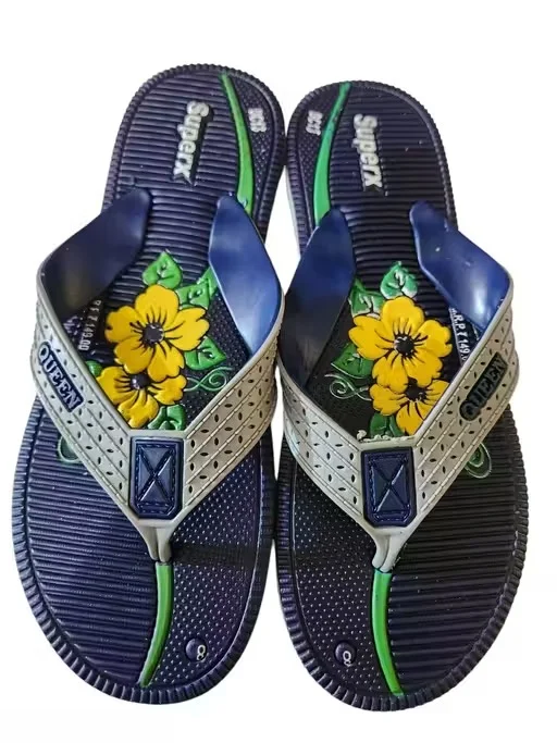 Women Flip-Flops & House Slipper | Printed Rubber Slippers IND-6 | printed house slippers image 1