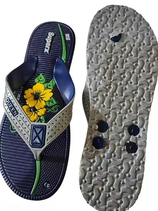 Women Flip-Flops & House Slipper | Printed Rubber Slippers IND-6 | printed house slippers image 3