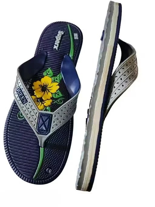 Women Flip-Flops & House Slipper | Stylish Printed Rubber Slippers IND-7 | Easy slip-on for quick wear image 2