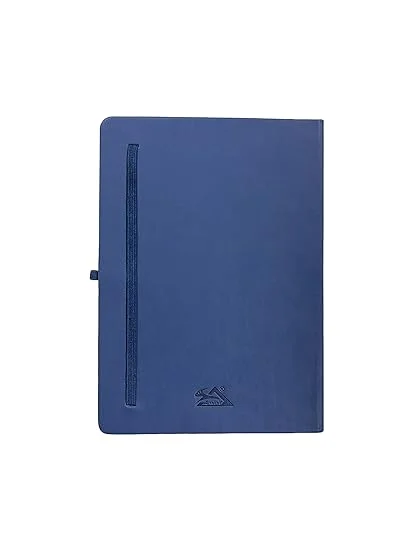 Blue A5 PU Leather Diary | Hard Bound Notebook with Elastic Lock | Office & Personal Use image 4