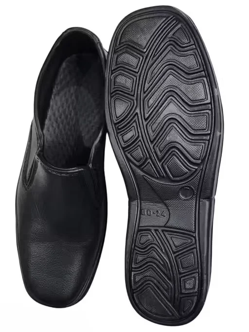 Men’s Waterproof Slip-On Shoes | Black Casual Rubber Shoes IND-7 | breathable EVA design image 2