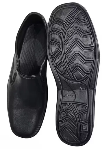 Men’s Waterproof Slip-On Shoes | Black Casual Rubber Shoes IND-7 | breathable EVA design thumbnail 1