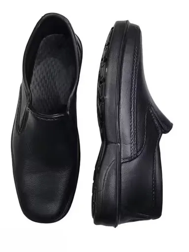 Men’s Waterproof Slip-On Shoes | Black Casual Rubber Shoes IND-7 | breathable EVA design thumbnail 2