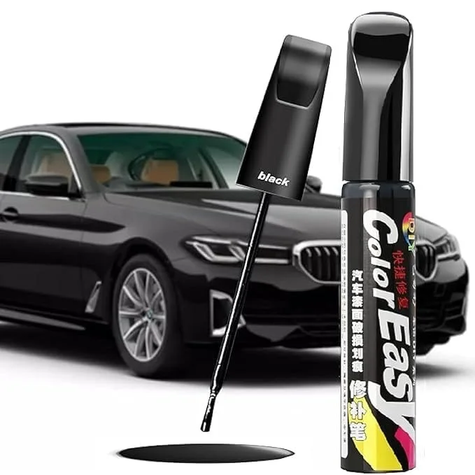 Premium Car Scratch Repair Pen | 2-in-1 Automotive Touch Up Paint Pen for Deep Scratches & Minor Paint Imperfections | Special Black Automotive Coating | Car & Bike Paint Fix image 1
