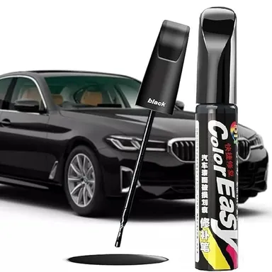 Premium Car Scratch Repair Pen | 2-in-1 Automotive Touch Up Paint Pen for Deep Scratches & Minor Paint Imperfections | Special Black Automotive Coating | Car & Bike Paint Fix thumbnail 0