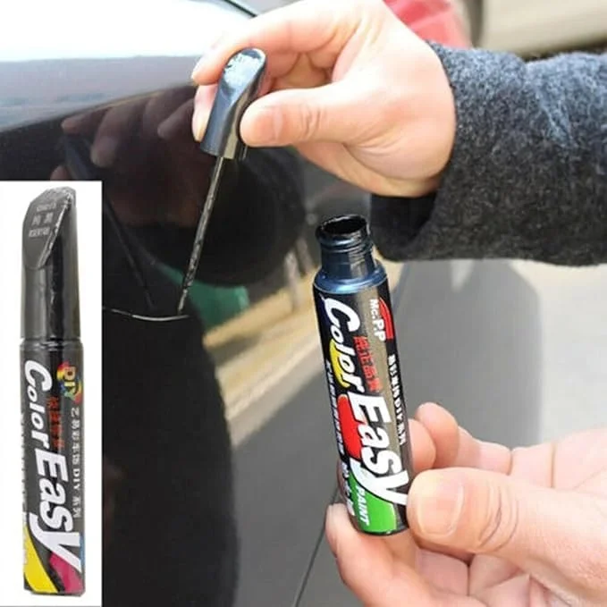 Premium Car Scratch Repair Pen | 2-in-1 Automotive Touch Up Paint Pen for Deep Scratches & Minor Paint Imperfections | Special Black Automotive Coating | Car & Bike Paint Fix image 2