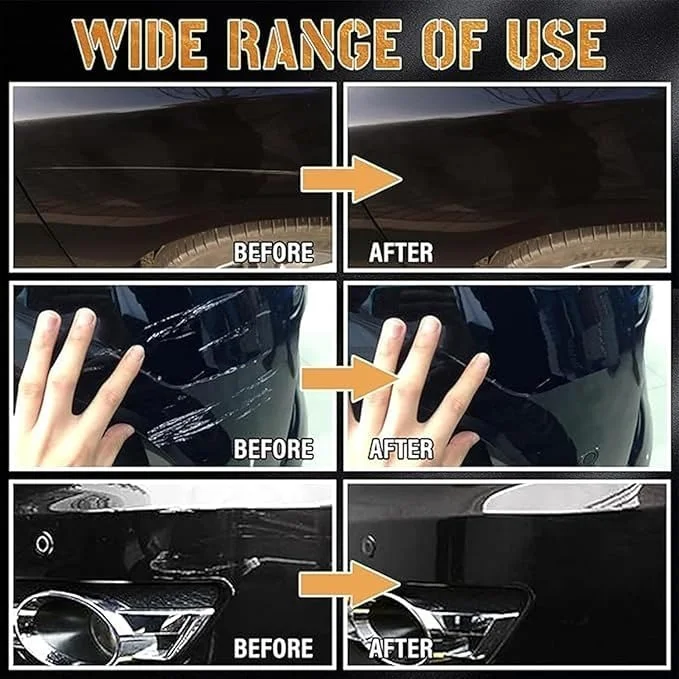 Premium Car Scratch Repair Pen | 2-in-1 Automotive Touch Up Paint Pen for Deep Scratches & Minor Paint Imperfections | Special Black Automotive Coating | Car & Bike Paint Fix image 3