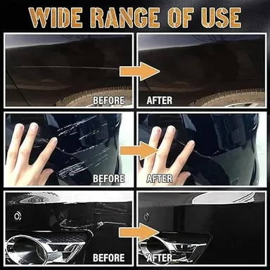 Premium Car Scratch Repair Pen | 2-in-1 Automotive Touch Up Paint Pen for Deep Scratches & Minor Paint Imperfections | Special Black Automotive Coating | Car & Bike Paint Fix thumbnail 2