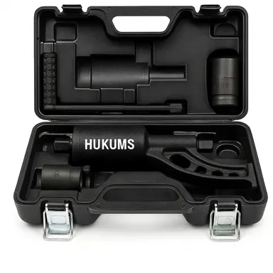 Hukums 1 Inch 3800 Nm Max|Torque Labour Saving Wrench With 2 Sockets