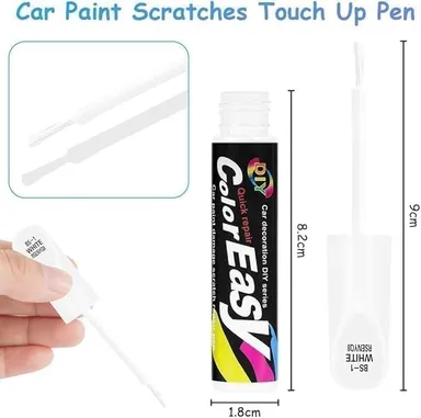 Car Scratch Remover Touch Up Paint Pen | Automotive Car Paint Pen 2-in-1 Scratch Repair for Deep Scratches | Special-Purpose White Car Paint thumbnail 2