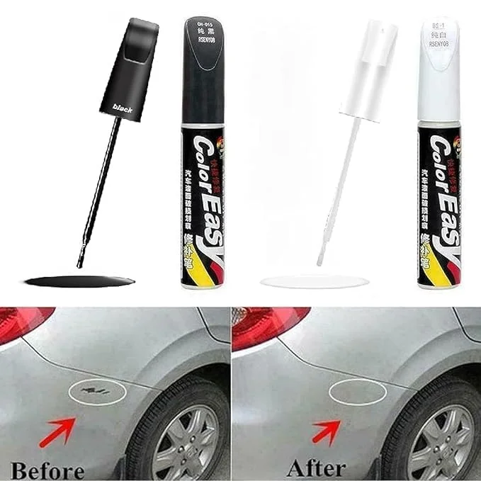 Car Scratch Remover Touch Up Paint Pen | Automotive Car Paint Pen 2-in-1 Scratch Repair for Deep Scratches | Special-Purpose White Car Paint image 5