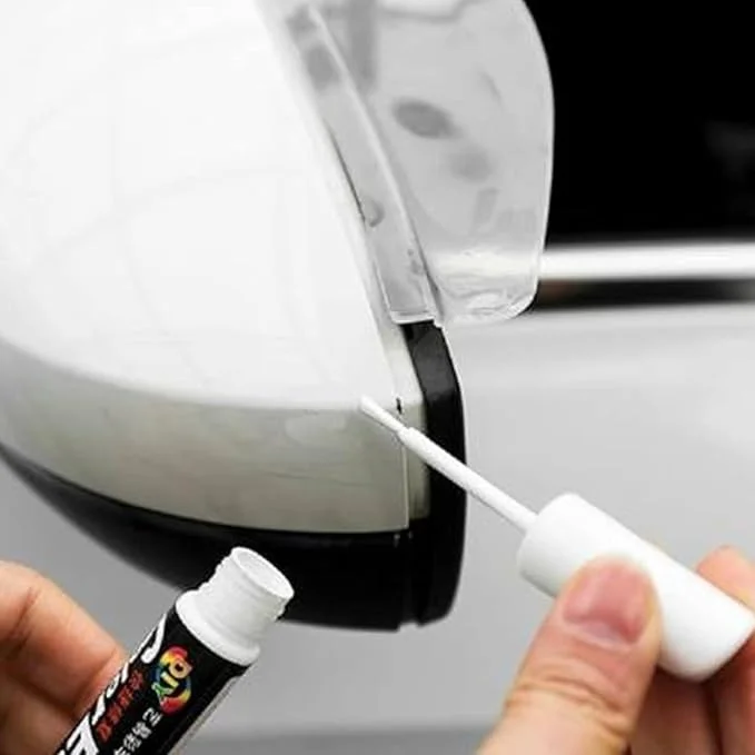 Car Scratch Remover Touch Up Paint Pen | Automotive Car Paint Pen 2-in-1 Scratch Repair for Deep Scratches | Special-Purpose White Car Paint image 4