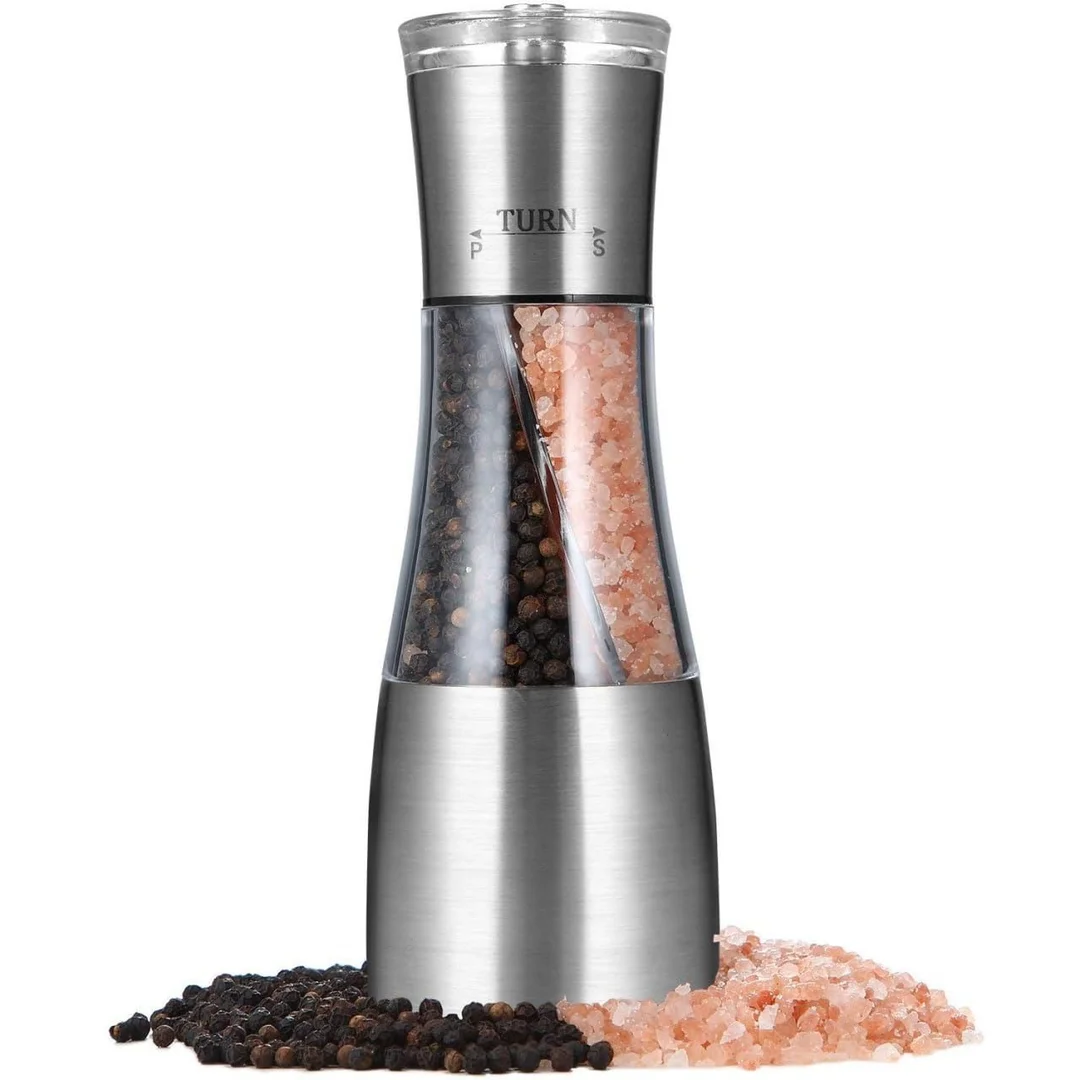 Salt and Pepper Grinder for Home & Kitchen | Adjustable Coarseness Stainless Steel Spice Grinder  image 1