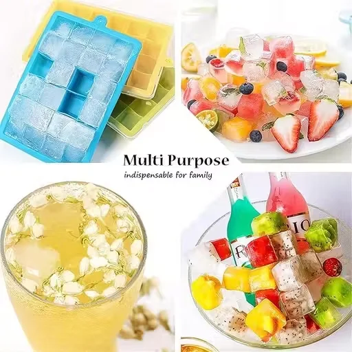 Ice Cube Trays 4 Pack| 24 Cavity Per Ice Tray. image 3