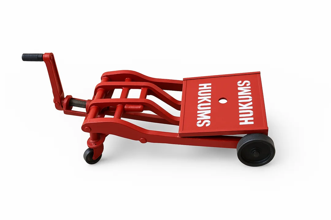 Hukums 25 mm Gear Box Trolley Jack With 785 mm Maximum Height image 2