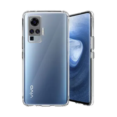 Transparent Soft Back Case Cover for Vivo X50 Pro |  Slim Fit | designed for durability and clarity thumbnail 0