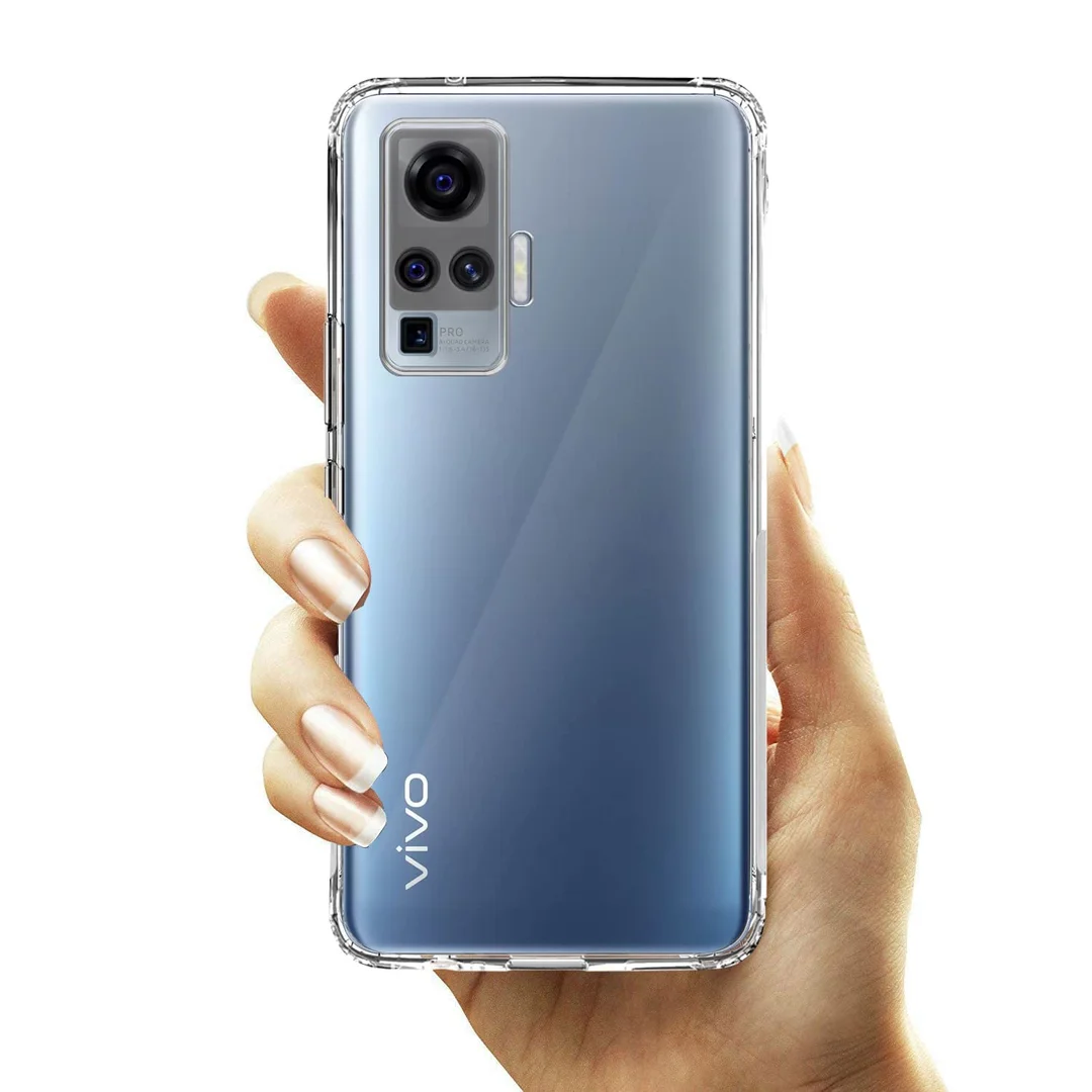 Transparent Soft Back Case Cover for Vivo X50 Pro |  Slim Fit | designed for durability and clarity image 4