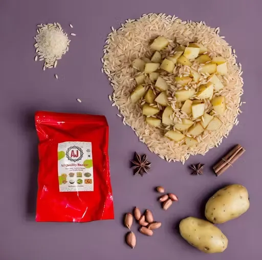 Laxminarayan Falhari Mix | Farali Chiwda Namkeen | Phalhari Farsan | Potato Sticks Snack | 500g | Savory & Crunchy image 4