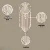  Handmade Dream Catcher | Large Feather Wall Hanging | Boho Bedroom & Living Room Decor | Traditional Craft | Lightweight| Easy to Hang thumbnail 2